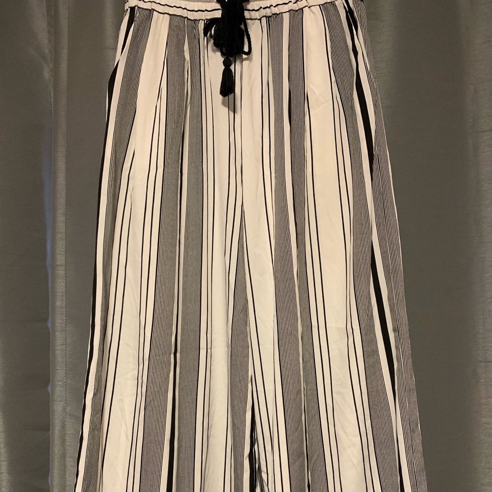 Zara high waist samurai style flare pants